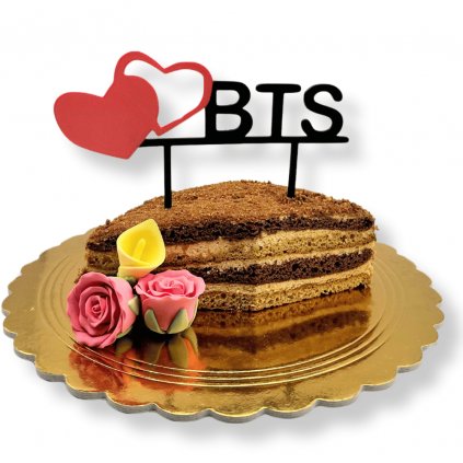 Dortová dekorace I Love BTS