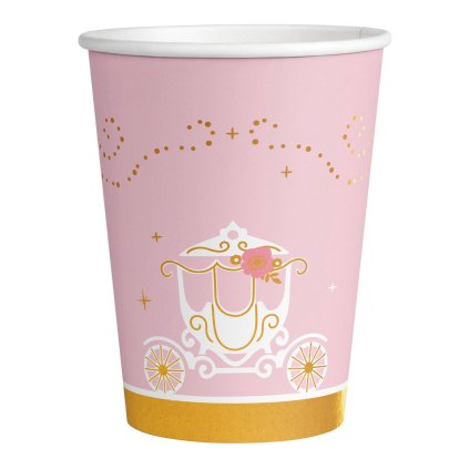 296474 8 papirovych kelimku princezna na den 250 ml amscan