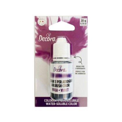286282 airbrush barva tekuta purple 20g decora