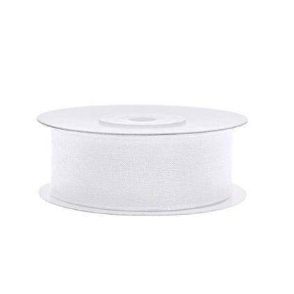 295796 bila stuha 25mm x 25m partydeco