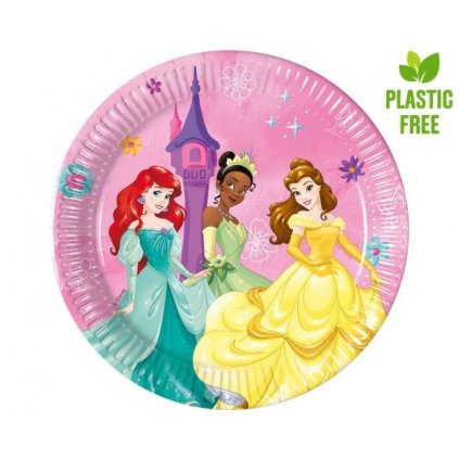 0024869 eko papirove talirky disney princess new generation 2 20 cm 8 ks 600