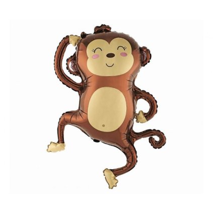 0023217 foliovy balonek roztomila opice 61x78 cm 600