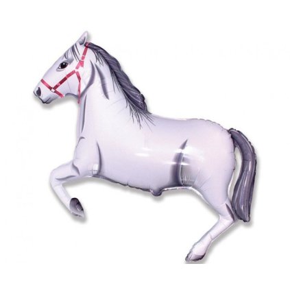 0023723 foliovy balonek bily kun 105 x 75 cm 600