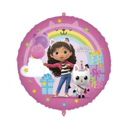 299126 1 foliovy balonek gabinin kouzelny domek gabby s dollhouse 45 cm