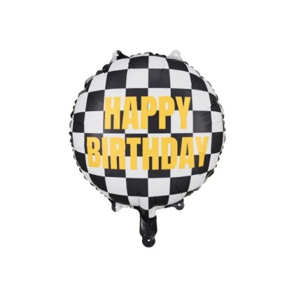 299021 1 foliovy balonek zavodni auta happy birthday 45 cm