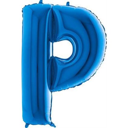 295010 nafukovaci balonek pismeno p modre 102 cm grabo