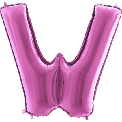 295052 nafukovaci balonek pismeno w ruzove 102 cm grabo