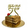 Dekorace na dort přání k narozeninám česky