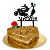 Dortová dekorace MR & MRS s motorkou
