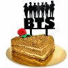 Dortová dekorace BTS siluety na dort