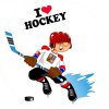 Jedlý papír  I LOVE HOCKEY