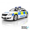 Jedlý papír  POLICIE - POLICEJNÍ AUTO  máme jako jedlý papír i fondán