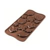 104807 silikomart forma na cokoladu choco garden zahrada d scg44