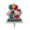 283660 svicka na dort hello kitty 7cm s myskou a balonky dekora