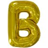 258972 pismeno b zlaty foliovy balonek 86 cm amscan