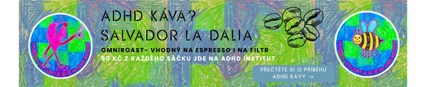 ADHD káva Salvador la Dalia/ Dos Mundos pomáhá rodinám s ADHD