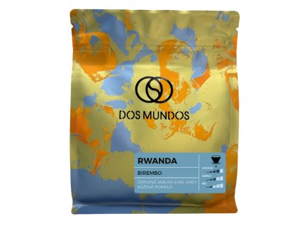 Balení 250g výběrové kávy Rwanda Birembo z pražírny Dos Mundos
