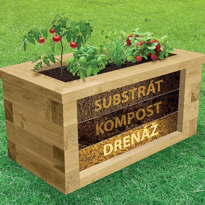 Jak správně naplnit vyvýšený záhon?