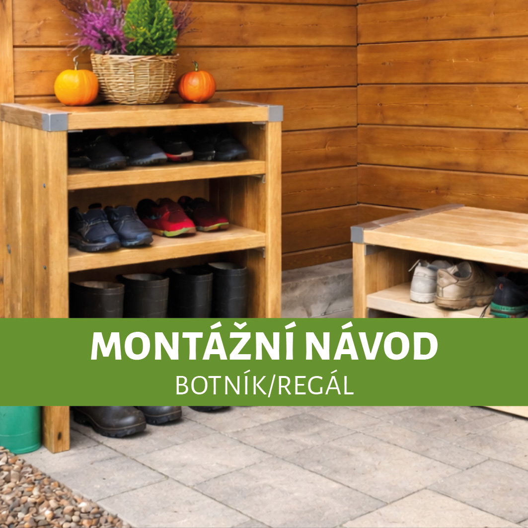Montážní návod botník/regál