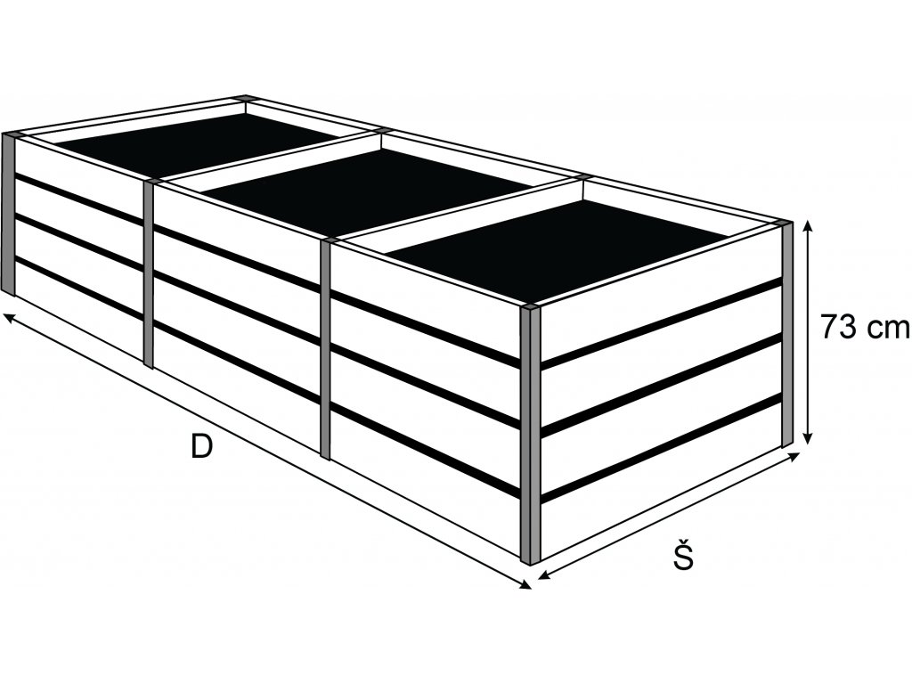 Kompostér DoSadu výška 73 cm