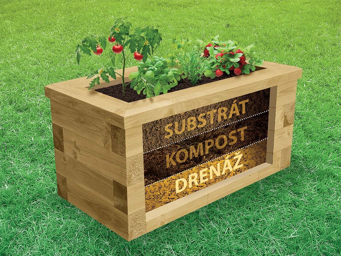 Čím naplniť vyvýšený záhon