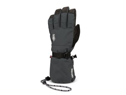 crab grab zimné rukavice cinch glove washed black