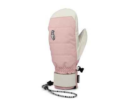 crab grab zimné rukavice snuggler womens mitt soft pink