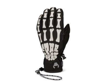 crab grab zimné rukavice five glove bones