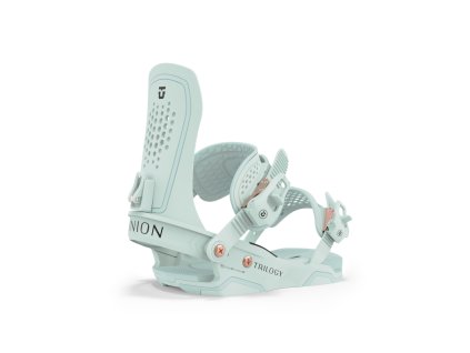 union snowboardové viazanie trilogy seafoam green m