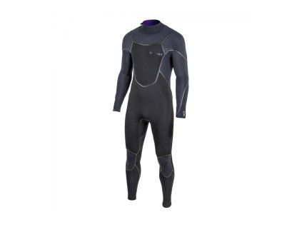 prolimit neoprén predator v backzip 6 4 dl black l