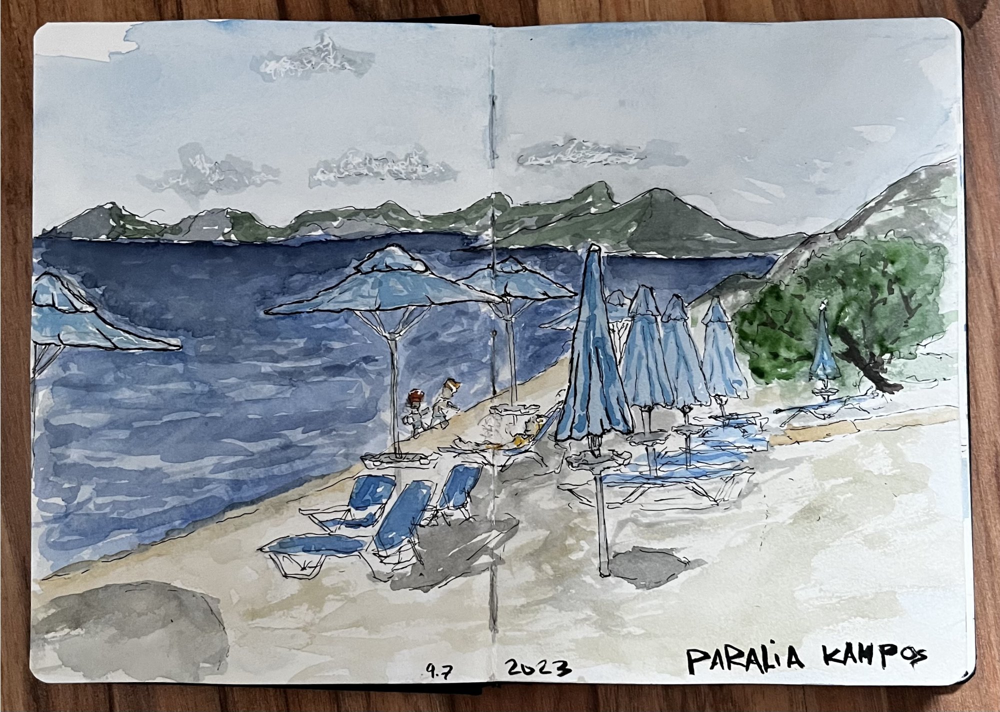 Sketchbook ze Samosu