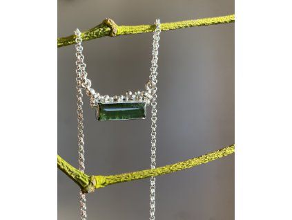 Turmalínový granulkový náhrdelník