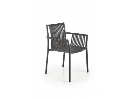 Záhradná stolička K-492 čierna