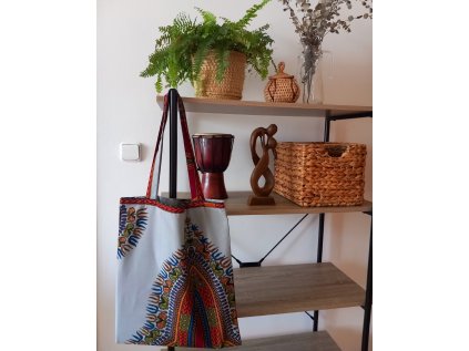 látková taška_Dashiki šedá