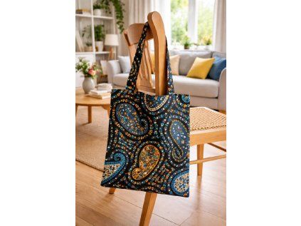 Látková taška_Midnight Paisley