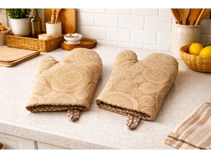 Kuchyňský set chňapek_mandaly