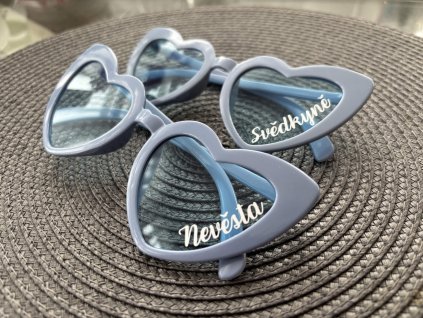 svatební brýle srdce (1)