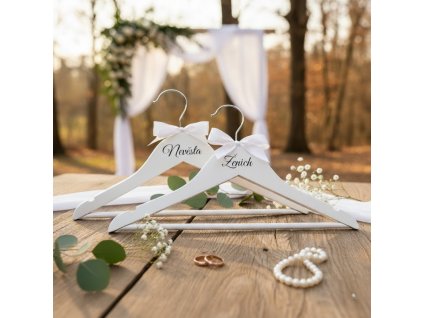 svatebni raminka nevesta a zenich detail