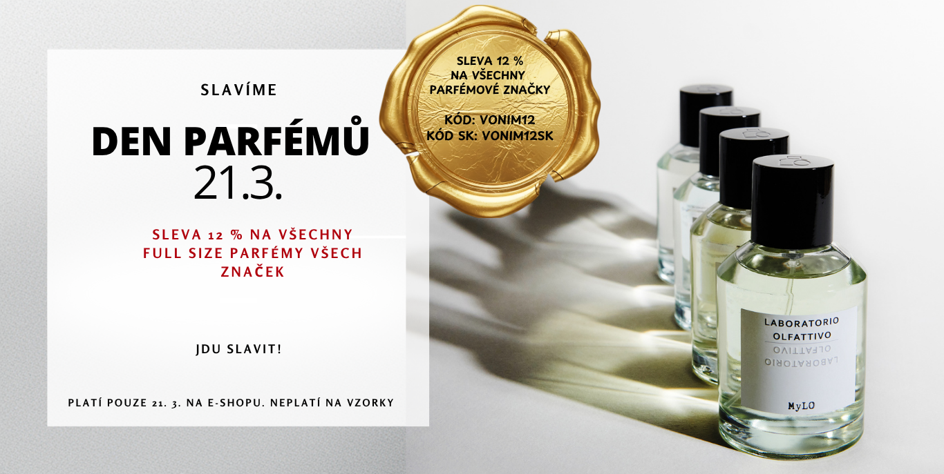 MEZINÁRODNÍ DEN PARFÉMŮ - SLEVA 12 %