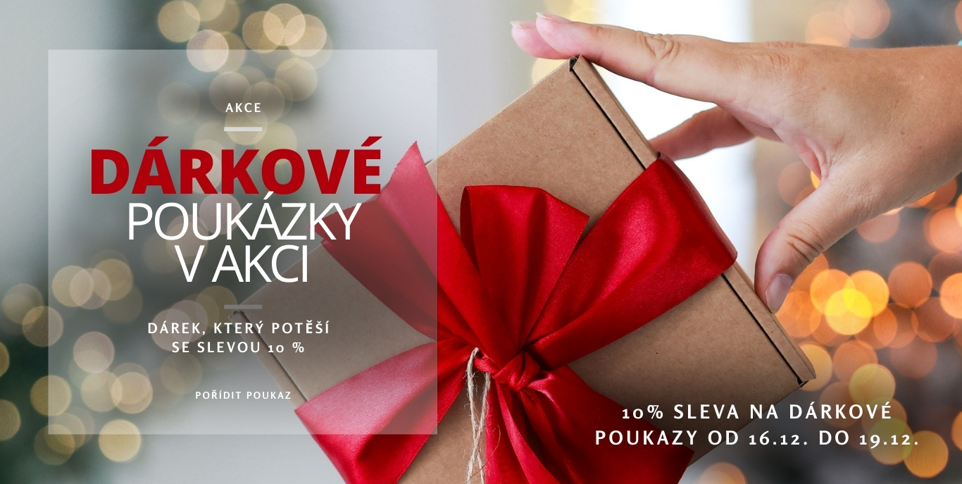 Sleva na dárkové poukázky