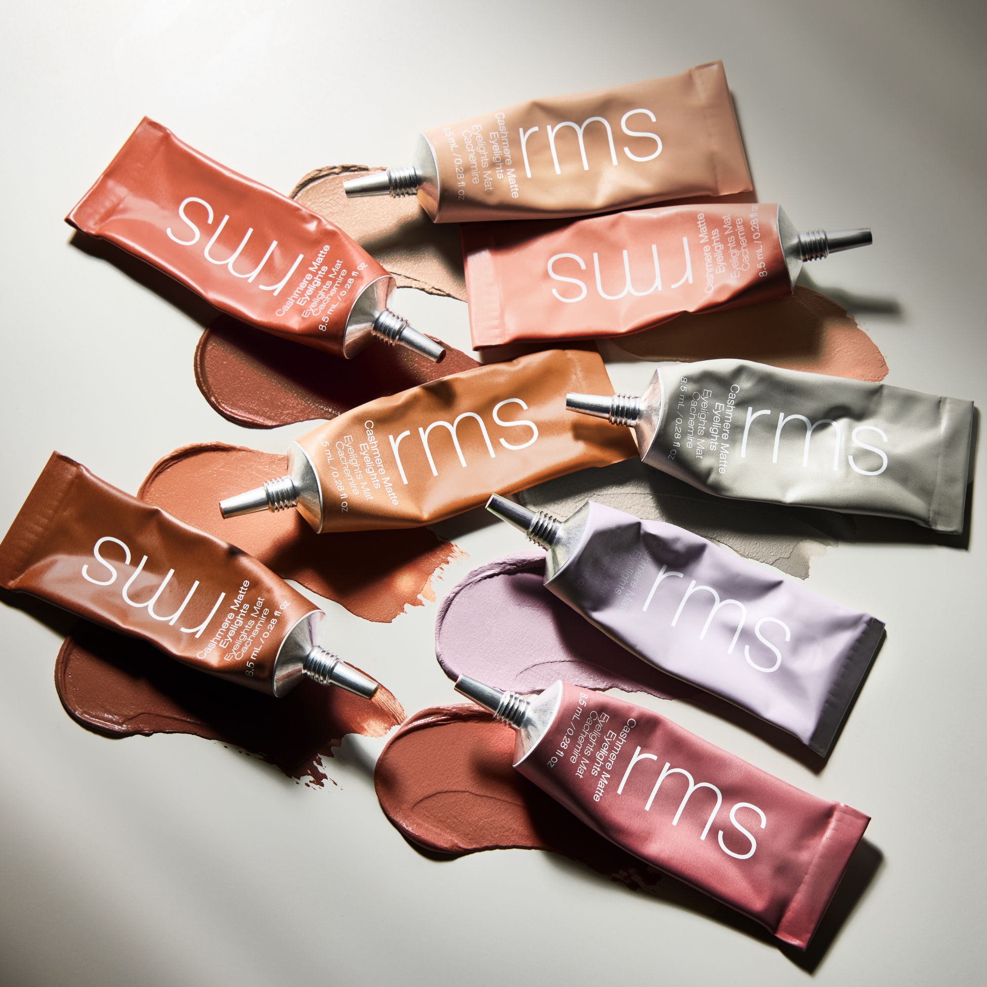RMS Beauty Cashmere Matte Eyelights – kolekce odstínů