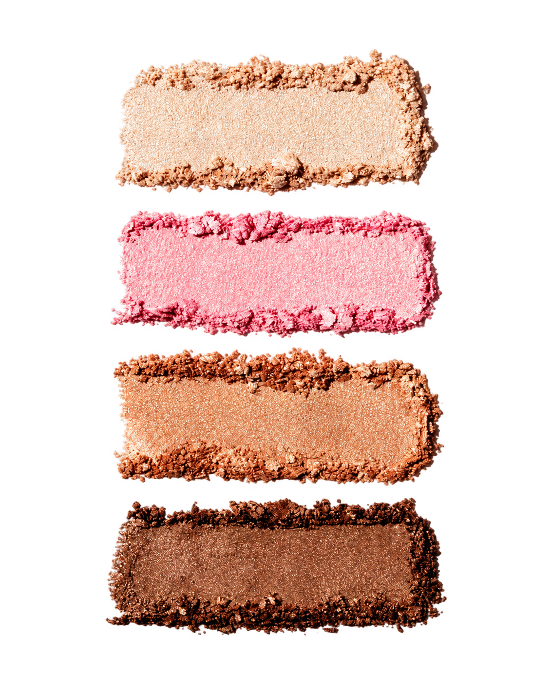 Čtyři odstíny paletky RMS Beauty ReDimension Daily Glow
