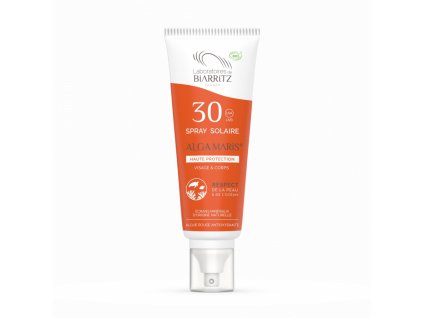 certified organic spf30 sunscreen spray