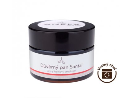 Anela DŮVĚRNÝ PAN SANTAL - Jemný krémový deodorant