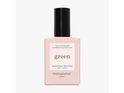 Manucuristshimmerytopcoatgold