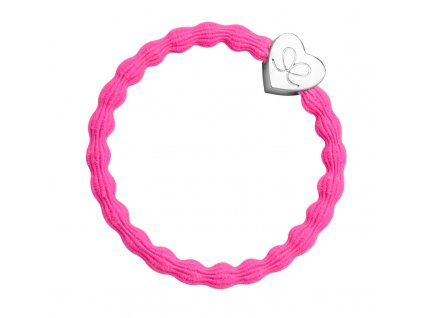 ByEloise SilverHeart NeonPink