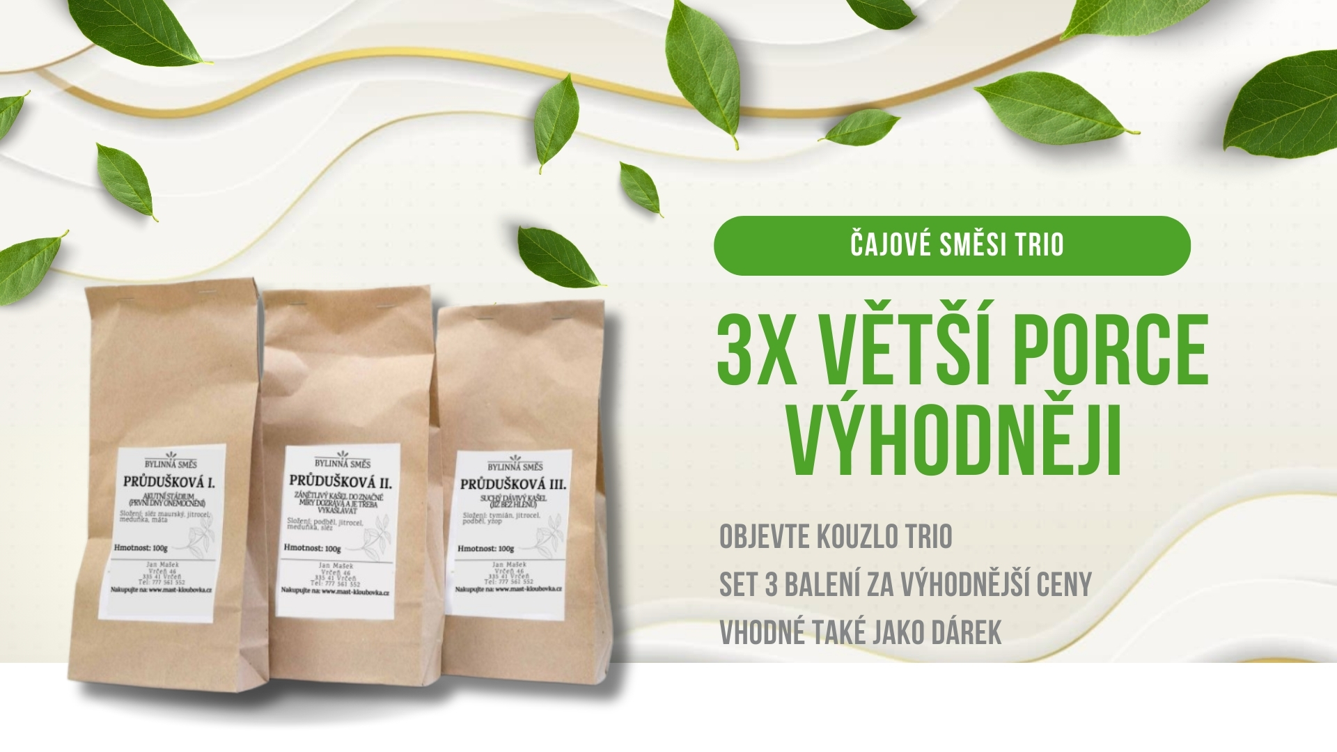 TRIO směsi