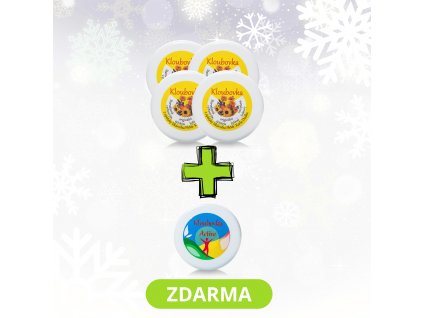 Balíček 4+1 ZDARMA (Mast Kloubovka 150 ml + Mast Kloubovka Active 150ml)