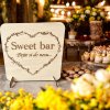 dřevěná cedule svatební sweet bar
