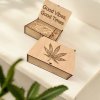 dřevěná krabička weed box